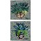 Succulent Pot by Jodi Augustine 14" x 14" Canvas Wall Art (Set of 2)
